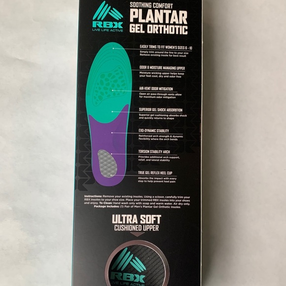Rbx plantar gel orthotic Clearance
